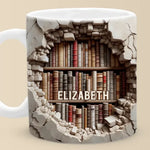 Books Are The Keys To The Magic Of The Universe - Personalized Custom Mug - Christmas Gift For Book Lovers