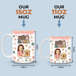 Happiness Is Being Chosen By A Pet - Dog & Cat Personalized Custom 3D Inflated Effect Printed Mug - Christmas Gift For Pet Owners, Pet Lovers