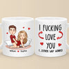 You Are My Favorite Thing To Do - Couple Personalized Custom Mug - Christmas Gift For Husband Wife, Anniversary