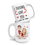 You Are My Favorite Thing To Do - Couple Personalized Custom Mug - Christmas Gift For Husband Wife, Anniversary