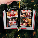 Custom Photo Love Grows Best In Families - Family Personalized Custom Ornament - Acrylic Custom Shaped - Christmas Gift For Family Members