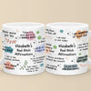 Fearless Self-Love Affirmations - Friend Personalized Custom Mug - Christmas Gift, Birthday Gift For Best Friends, Family Members, Coworkers, Yourself