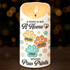 Fur Babies Make Life Sweeter - Dog & Cat Personalized Custom 3D Inflated Effect Printed LED Candle - Christmas Gift For Pet Owners, Pet Lovers
