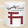 Journée de plaisir en famille - Tasse personnalisée pour la famille - Nouveauté, cadeau de Noël pour les membres de la famille AMZ
