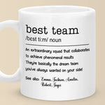 Best Team - Coworker Personalized Custom Mug - New Arrival, Christmas Gift For Coworkers, Work Friends, Colleagues - AMZ