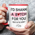 We Go Together Like Crazy And Crazier - Bestie Personalized Custom Accent Mug - Christmas Gift For Best Friends, BFF, Sisters