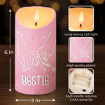 If Anyone Hurts You, They’ll Regret It - Bestie Personalized Custom LED Candle - Christmas Gift For Best Friends, BFF, Sisters