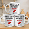 Santa Knows Who You Are - Friend Personalized Custom Mug - Christmas Gift, Birthday Gift For Best Friends, Family Members, Coworkers, Yourself