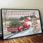 Custom Name Christmas Family Decor - Personalized Poster
