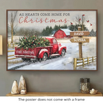 Custom Name Christmas Family Decor - Personalized Poster