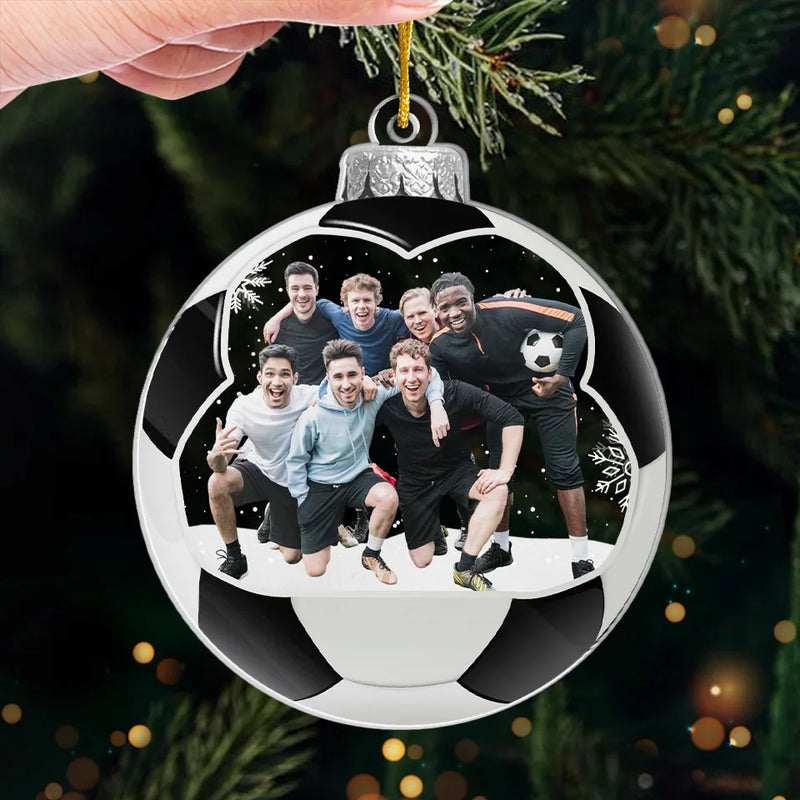 Custom Photo Chase The Dream, Seize The Win - Personalized Custom Ornament - Acrylic Custom Shaped - Christmas Gift For Sport Lovers, Sport Players