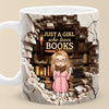 Read To Live And Live To Read - Personalized Custom Mug - Christmas Gift For Book Lovers