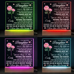 You Are Always In Mine - Family Personalized Custom Shaped 3D LED Light - Christmas Gift For Daughter