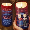 Life Is Better With Friends - Bestie Personalized Custom LED Candle - Christmas Gift For Best Friends, BFF, Sisters