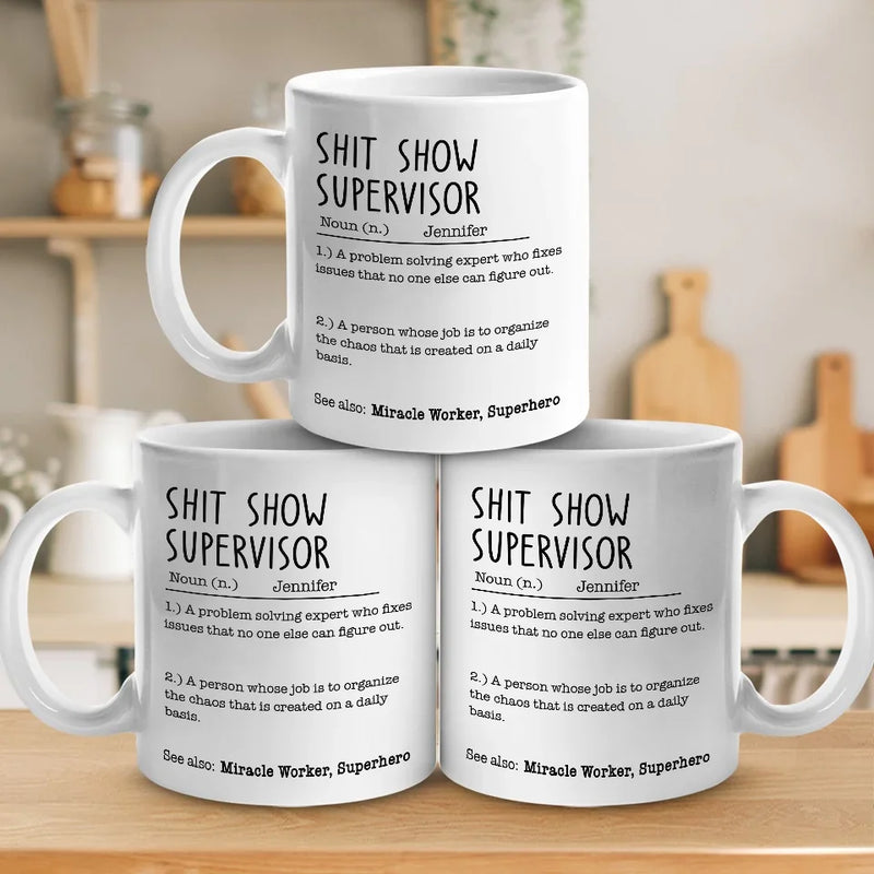 Handles Chaos Like A Pro - Friend Personalized Custom Mug - Christmas Gift For Best Friends, Sisters, Family Members, Coworkers