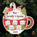 Family Love - Family Personalized Custom Ornament - Acrylic Custom Shaped - Christmas Gift For Family Members