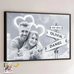 Custom Photo Every Moment With You Is A Treasure - Couple Personalized Custom Horizontal Poster - Gift For Husband Wife, Anniversary
