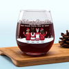 Best Friend Forever From The Heart - Family Personalized Custom Wine Glass - Christmas Gift For Mom, Daughter
