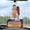 Custom Photo In You I’ve Found My Home - Couple Personalized Custom Car Ornament - Acrylic Custom Shaped - Gift For Husband Wife, Anniversary