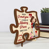 Your Embrace Is My Favorite Place - Couple  Personalized Custom 2-Layered Wooden Plaque With Stand - Gift For Husband Wife, Anniversary