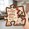 Your Embrace Is My Favorite Place - Couple  Personalized Custom 2-Layered Wooden Plaque With Stand - Gift For Husband Wife, Anniversary