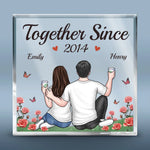 We’ve Built A Beautiful Life Filled With Love - Couple Personalized Custom Square Shaped Acrylic Plaque - Christmas Gift For Husband Wife, Anniversary
