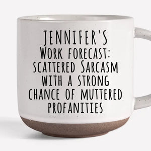 Sarcasme dispersé, divertissement sans fin - Tasse en céramique imprimée personnalisée pour collègue - Cadeau pour collègues, amis de travail, collègues
