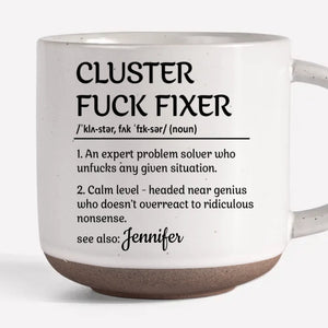 Tasse en céramique personnalisée « Expert en résolution de problèmes » - Cadeau pour collègues, collègues de travail, etc.