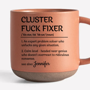 Tasse en céramique personnalisée « Expert en résolution de problèmes » - Cadeau pour collègues, collègues de travail, etc.