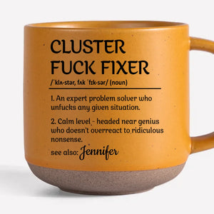 Tasse en céramique personnalisée « Expert en résolution de problèmes » - Cadeau pour collègues, collègues de travail, etc.
