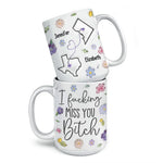 True Friendship Doesn’t Fade With Distance - Bestie Personalized Custom 3D Inflated Effect Printed Mug - Christmas Gift For Best Friends, BFF, Sisters