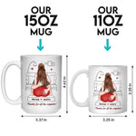 You Are My Deepest Desire - Couple Personalized Custom Mug - Christmas Gift For Husband Wife, Anniversary