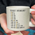 Sip, Smile, Repeat - Coworker Personalized Custom Chunky Mug - Gift For Coworkers, Work Friends, Colleagues