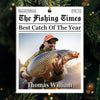 Custom Photo Fisherman Of The Year - Fishing Personalized Custom Ornament - Acrylic Custom Shaped - Christmas Gift For Fishing Lovers, Fisherman