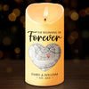 Location Map Where It All Began - Couple Personalized Custom LED Candle - Map Art, Gift For Husband Wife, Anniversary