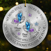My Soul Knows You Are At Peace - Memorial Personalized Custom Ornament - Acrylic Custom Shaped - Sympathy Gift For Family Members