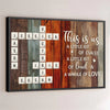 Family Love Is The Strongest Foundation - Family Personalized Custom Horizontal Poster - Christmas Gift For Family Members