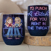 Best Friends Are Hard To Find - Bestie Personalized Custom Wine Tumbler - Gift For Best Friends, BFF, Sisters