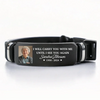 Custom Photo I Will Carry You With Me Until I See You Again - Memorial Personalized Custom Bracelet - Sympathy Gift For Family Members