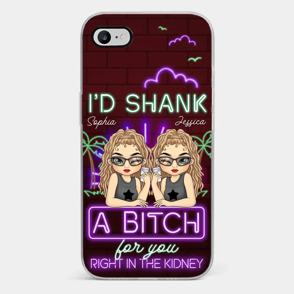 With You, It’s Always Fun - Bestie Personalized Custom Clear Phone Case - Gift For Best Friends, BFF, Sisters