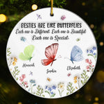Better Together, Always And Forever - Bestie Personalized Custom 3D Inflated Effect Printed Ornament - Acrylic Custom Shaped - Gift For Best Friends, BFF, Sisters