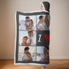 Custom Photo I Love You - Couple Personalized Custom Snuggle Blanket, Hoodie Blanket - Gift For Husband Wife, Anniversary