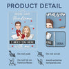 I Need You Here With Me - Couple Personalized Custom Car Ornament - Acrylic Custom Shaped - Gift For Husband Wife, Anniversary