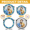 Custom Photo Forever With You - Couple Personalized Window Hanging Suncatcher Ornament - Gift For Husband Wife, Anniversary