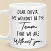 A Great Coworker Is A Treasure - Coworker Personalized Custom Mug - Gift For Coworkers, Work Friends, Colleagues