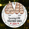 I Want To Grow Old With You - Couple Personalized Custom 3D Inflated Effect Printed Ornament - Acrylic Custom Shaped - Gift For Husband Wife, Anniversary