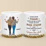 A Best Friend Is A Sister By Choice - Bestie Personalized Custom Mug - Gift For Best Friends, BFF, Sisters