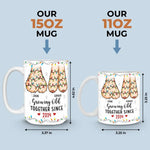 Our Love Is A Beautiful Blend Of Sweetness - Couple Personalized Custom Mug - Gift For Husband Wife, Anniversary