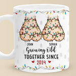 Our Love Is A Beautiful Blend Of Sweetness - Couple Personalized Custom Mug - Gift For Husband Wife, Anniversary