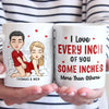 Every Day, I Love You More - Couple Personalized Custom Mug - Gift For Husband Wife, Anniversary